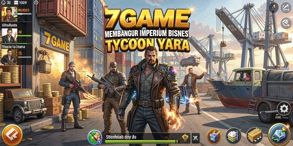 Tampilan menarik dari gameplay 7GAME yang penuh strategi Tycoon.