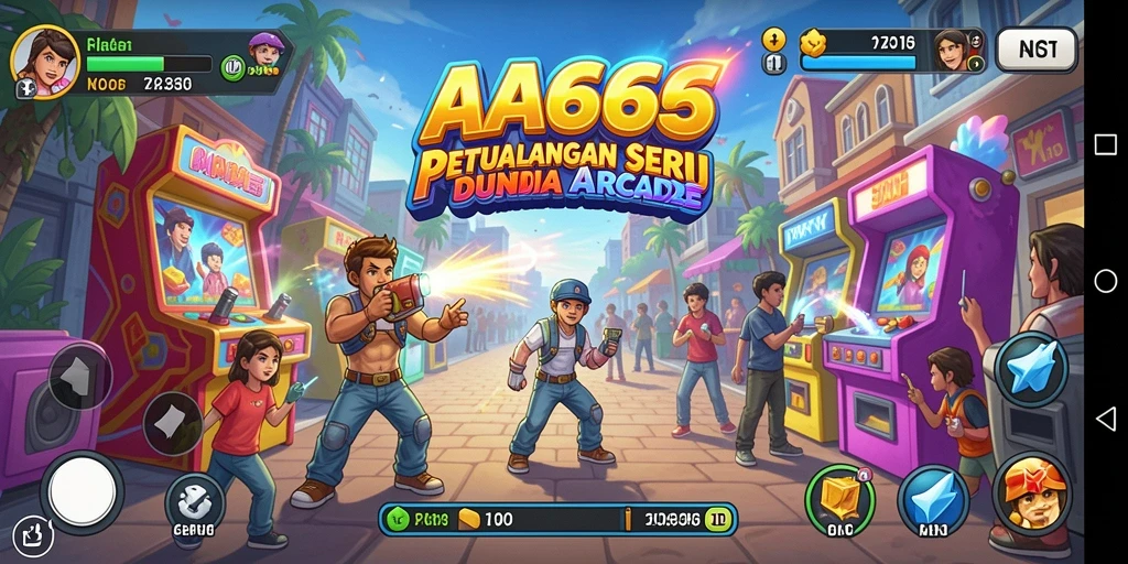 Gameplay seru dan menantang dari AA666 dalam dunia Arcade.