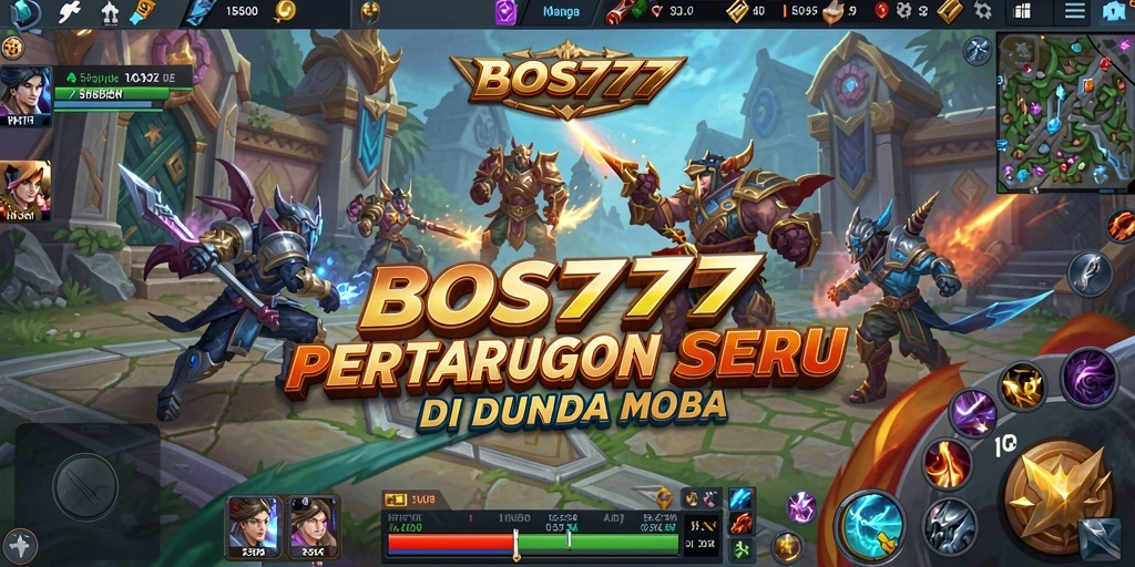 Gameplay seru dan kompetitif dalam BOS777 MOBA.