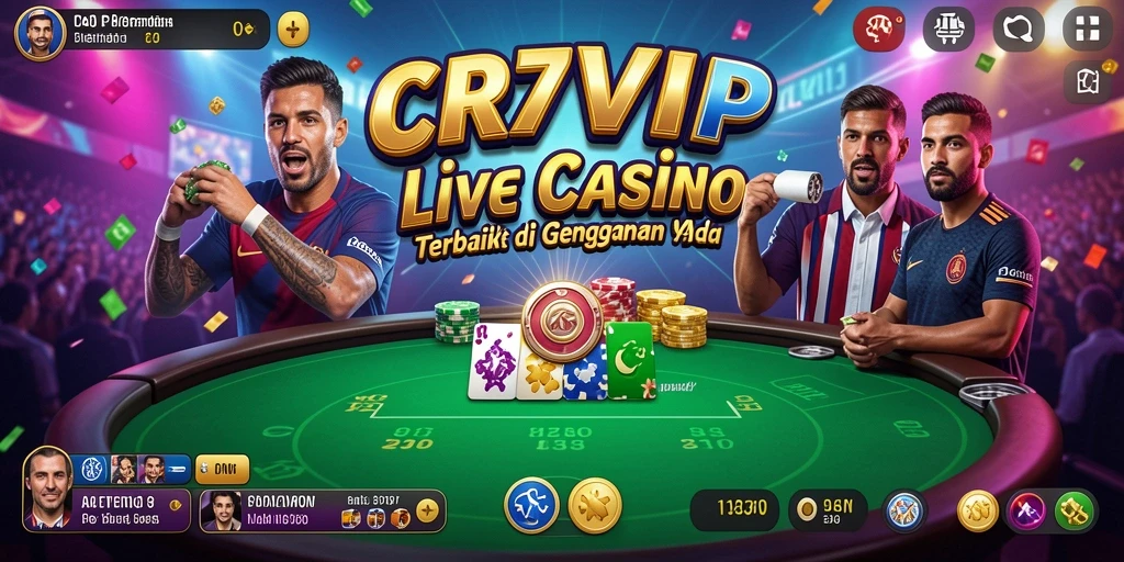 Tampilan gameplay menegangkan di CR7VIP Live Casino dengan dealer profesional.