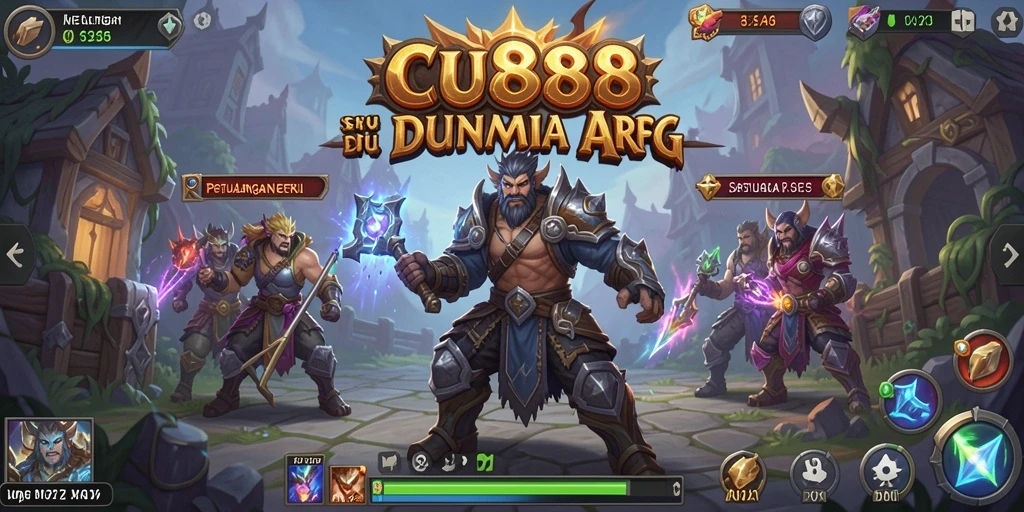 Tampilan screenshot gameplay CU888 yang menampilkan aksi seru dalam ARPG.