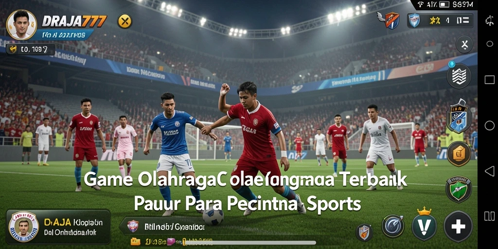 Tampilan seru gameplay DRAJA777 dalam cabang olahraga.