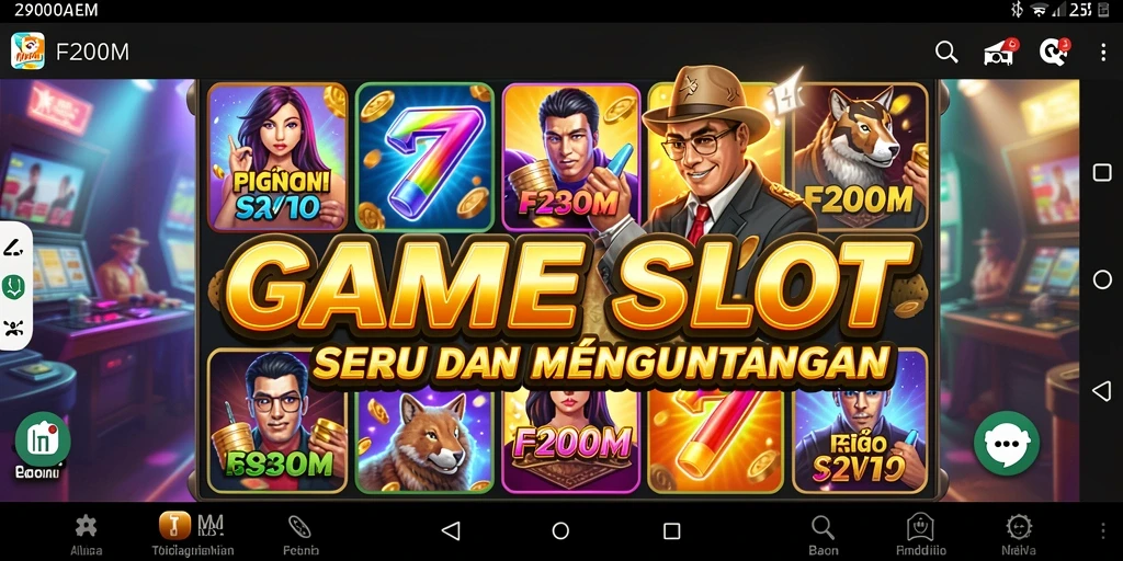 Tampilan gameplay menarik dari F200M dengan grafik yang memukau.