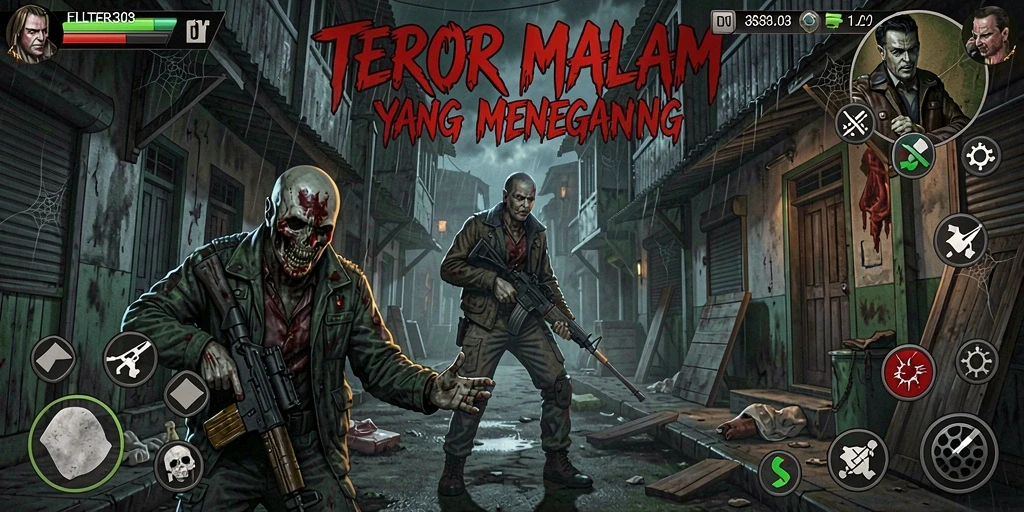 Gameplay menegangkan dari FILTER303 dengan suasana Horror yang mencekam.