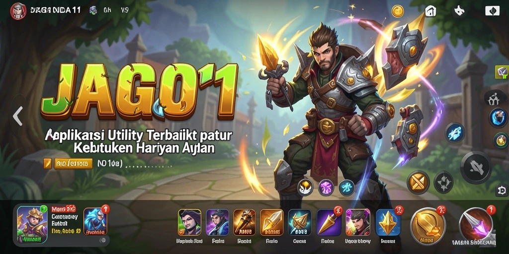 Tampilan antarmuka JAGO11 yang sederhana dan intuitif.