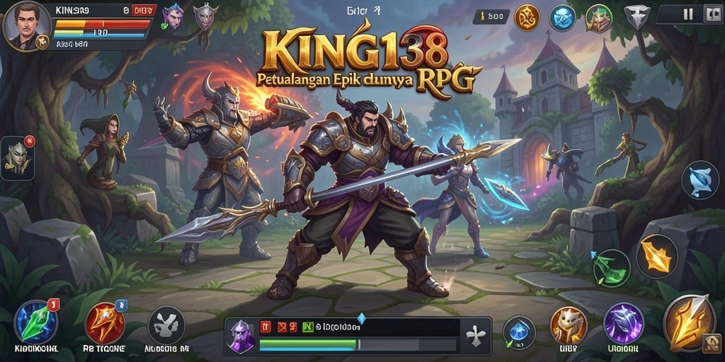 Tampilan gameplay yang menakjubkan dalam KING138 yang menggugah semangat para pemain RPG.