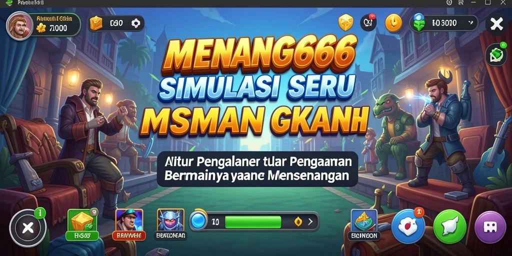 Tampilan gameplay MENANG666 dengan elemen simulasi yang menarik.