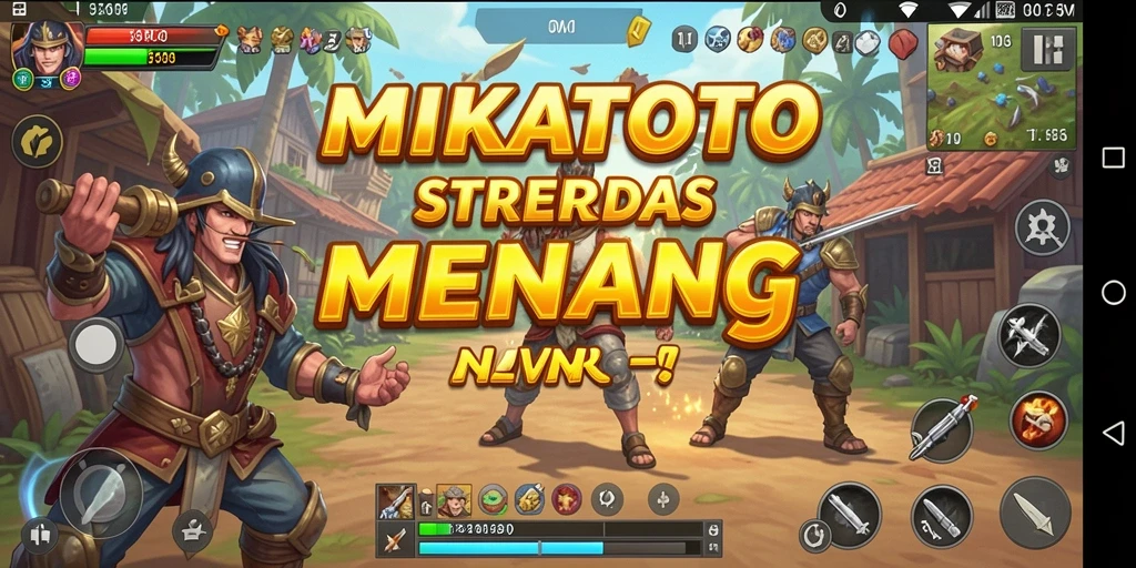 Tampilan gameplay MIKATOTO yang menegangkan dan strategis.