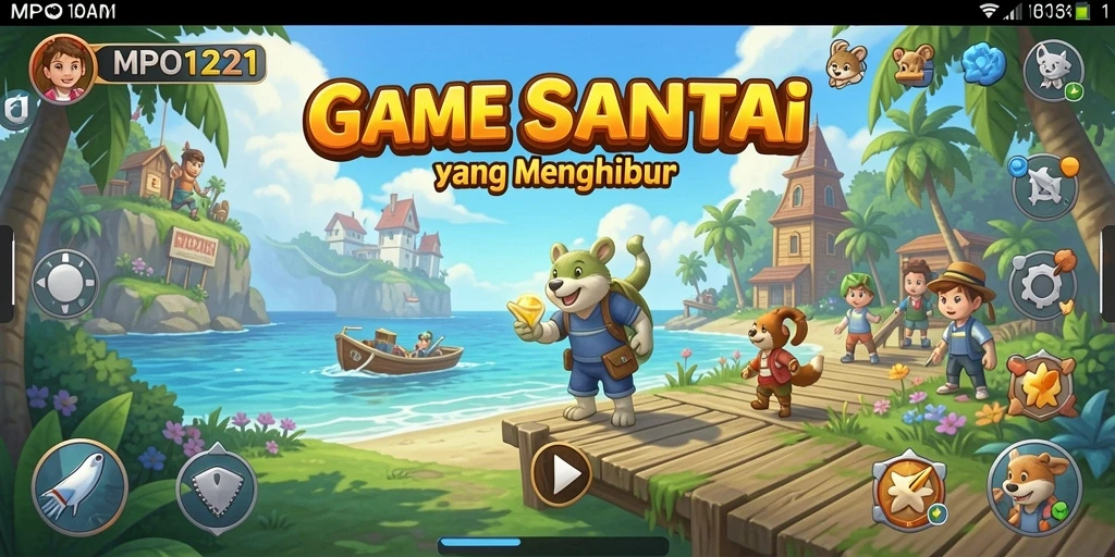 Tampilan gameplay seru dan berwarna dari MPO1221.