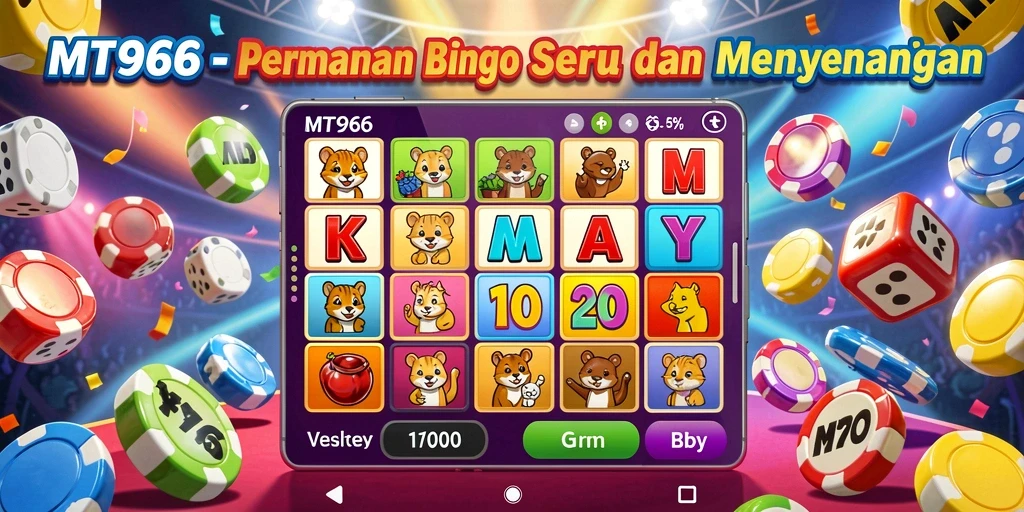 Tampilan menarik dari gameplay Bingo di MT966.