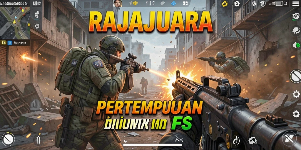 Screenshot menampilkan aksi pertempuran intens di RAJAJUARA.