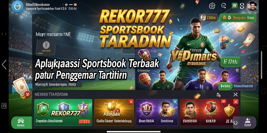 Tampilan gameplay Sportsbook yang menarik dan interaktif dari REKOR777.