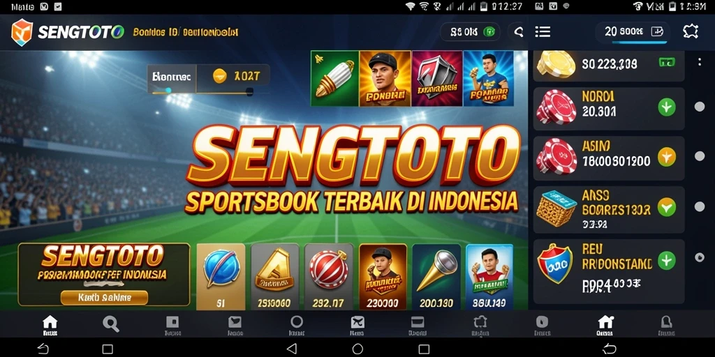 Tampilan utama SENGTOTO menunjukkan pengalaman taruhan yang interaktif dan mendebarkan.