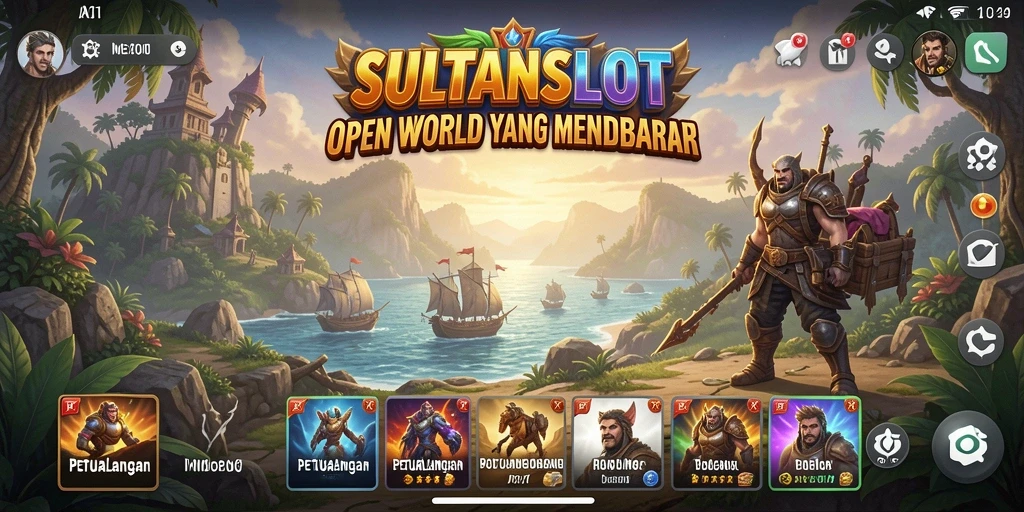Gameplay SULTANSLOT yang mendebarkan di dunia terbuka
