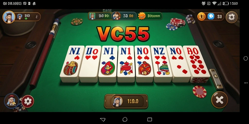 Tampilan gameplay yang menarik dalam permainan Domino.